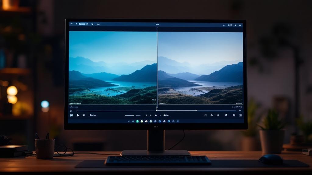 Remini photo enhancement example showing a blurry old photo restored to sharp clarity